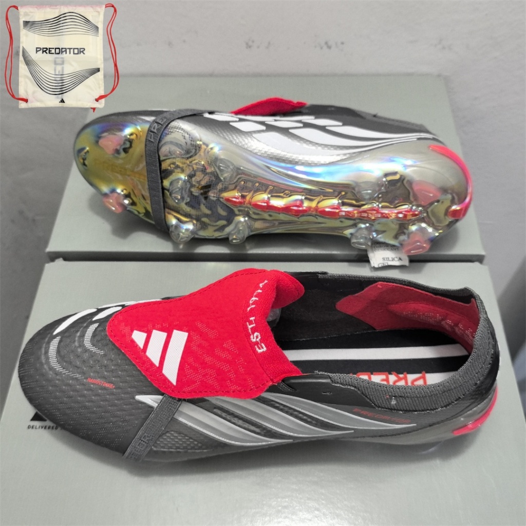 รองเท้าบูทฟุตบอล Predator Club สำหรับทั้งชายและหญิง เทคโนโลยี Kinetic Stitch Tech FG สวมใส่สบายและยื