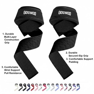 สายรัดกันลื่นยกน้ําหนักซิลิโคนจับข้อมือสนับสนุนสําหรับ Deadl…