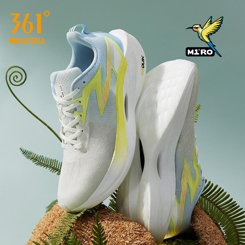 361 Degrees Flame 2 Et สำหรับผู้ชายและผู้หญิง ดีไซน์ลดแรงกระแทก พร้อมใช้งานในการฝึกฝนและแข่งขัน  672