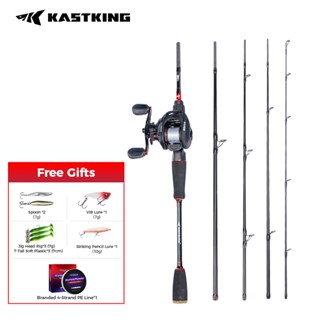 Kastking คันเบ็ดตกปลา แบบพกพา Combo Brutus Lure คันเบ็ดตกปลา…