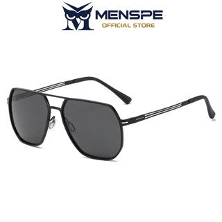 MENSPE Mens Retro UV400 Clean Vision แว่นตากันแดดโพลาไรซ์ Do…