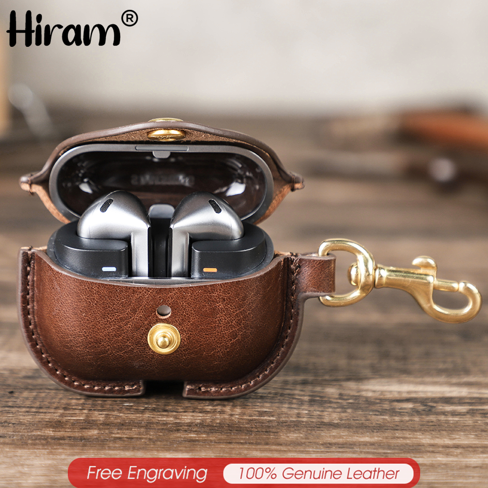 Hirm ของแท้หนังสําหรับ Samsung Galaxy Buds 3 Pro Buds3 Pro กรณีหูฟัง Funda สําหรับ Samsung 3 แขนพร้อ