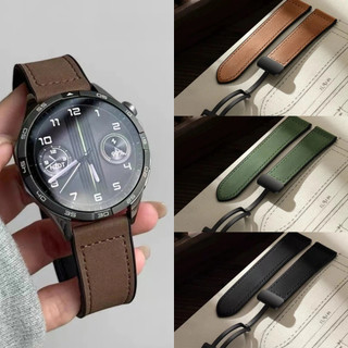 แม่เหล็กหนังแท้ 22mm 20mm 18mm สายคล้องคอกันน้ํากีฬาสําหรับ Garmin Samsung Huawei นาฬิกา