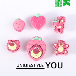 รองเท้าหัวเข็มขัดหลุม มีเครื่องประดับดอกไม้น่ารัก การ์ตูนสตร…