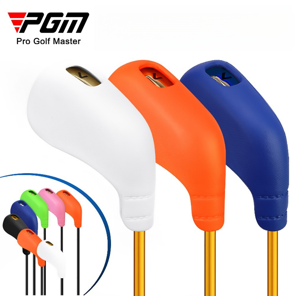 PGM ปลอกหัวไม้เหล็ก Iron Headcover GT040 | ยางนุ่ม TPR กันรอยกันฝุ่น เลือกชิ้นเดียว/แพ็ก 8 สีหลายสี