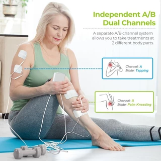 INSMART TENSเครื่องกระตุ้นกล้ามเนื้อไฟฟ้า กายภาพบําบัดแบบชาร์จไฟได้ โหมดบรรเทาอาการปวดกล้ามเนื้อ