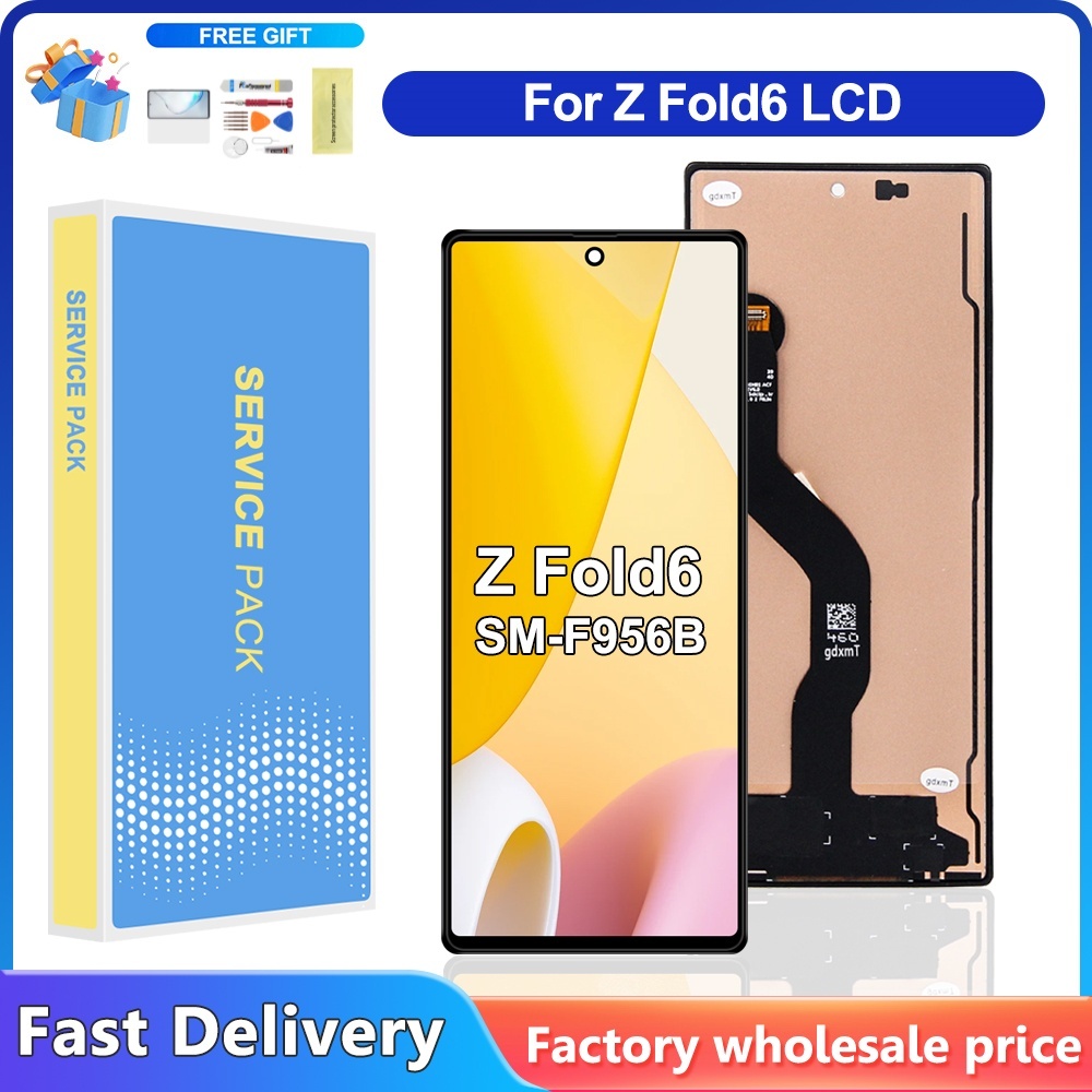 สําหรับ Samsung Galaxy Z Fold6 จอแสดงผล LCD หน้าจอสัมผัสภายนอกเปลี่ยน SM-F956B, SM-F956B/DS, SM-F956