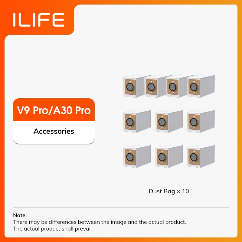 ILIFE V9 pro/A30 pro Robot Vacuum Cleaner กล่องของขวัญถุงเก็บฝุ่น (ถุงเก็บฝุ่น*10)
