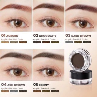 FOCALLURE Pro-shape Duo Eyebrow Cream 3D Full Sculpted Fluffy Feathery Fill Fix Lasting Instant จัดแต่งทรงผมเม็ดสีสูง Multi-ใช้ Non-cakey Quick-dry กันน้ํา Smudge-proof FA-23