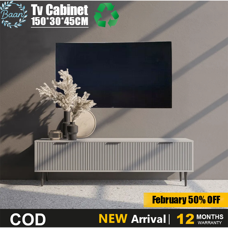 ตู้วางทีวีพร้อมที่เก็บของด้านข้าง นอร์ดิก ตู้เก็บของสไตล์โมเดิร์นตู้ทีวีทีวีเหมาะสําหรับห้องนั่งเล่นห้องนอนโรงแรม