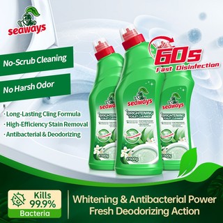 Seaways 99.9% Antibacterial Toilet Bowl Cleaner Bathroom Cleaner 500g Scrub Free Lavender Deodorize and Sterilize