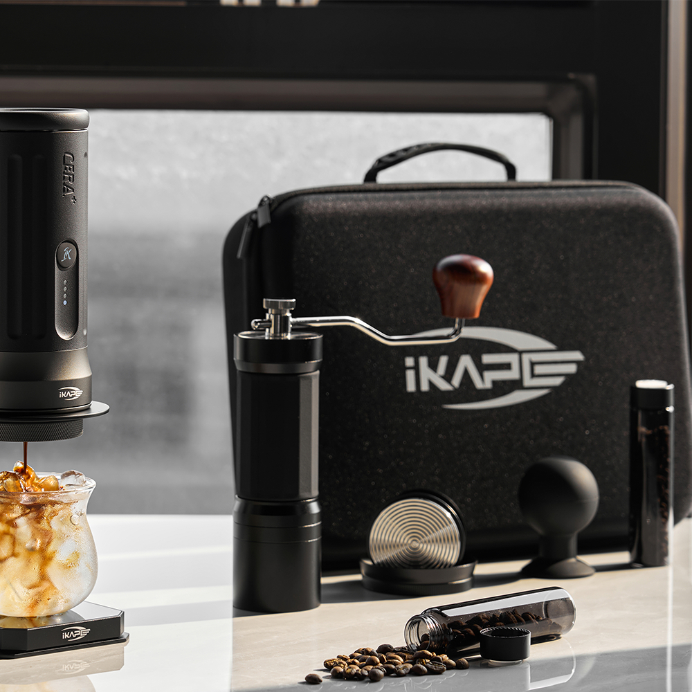 IKAPE KAPO เครื่องชงกาแฟแบบพกพาขาตั้งพับได้/อุปกรณ์เสริมกระเป๋าหิ้ว ชุดเครื่องมือเดินทาง - รูปที่ 5