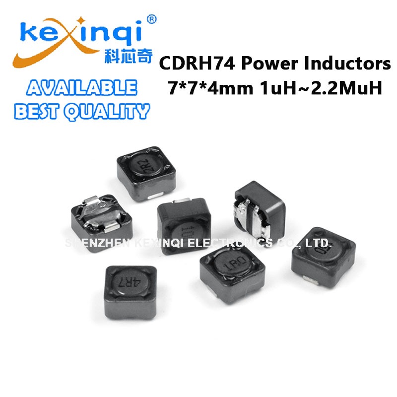 (10 ชิ้น) CDRH74 Inductors 7*7*4 มม.1uH 1.5uH 2.2uH 3.3uH 4.7uH 6.8uH 10uH 15uH 22uH 33uH 47uH 68uH 100H 500H 3uH