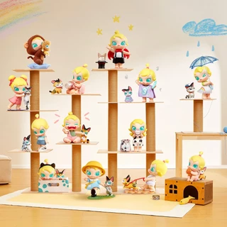 POP MART Baby Molly & Baby Tabby Series Figures Blind Box Action Toys Figure Birthday Gift Kid Toy