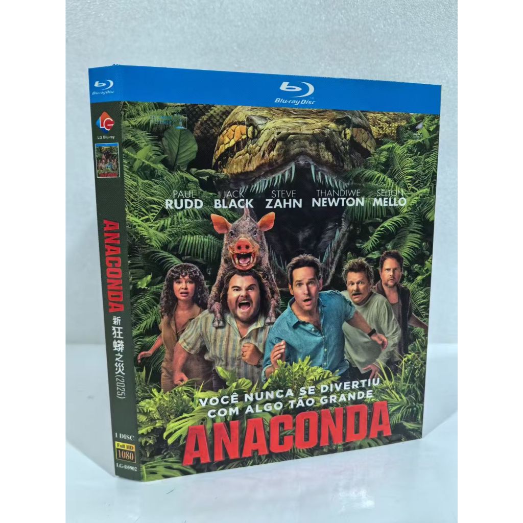 Blu-ray BD American Comedy Action Adventure/Anconda Anaconda (2026) Paul Luther Jack Black Steve Zeo