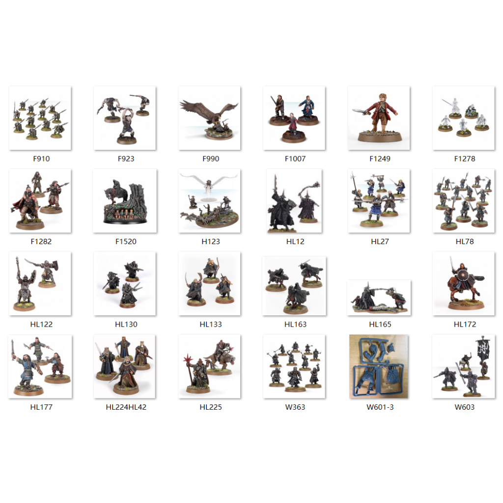 เรซิ่นแหวนโมเดลสีขาว King 8 นายแหวน (HL23/F910/W603/HL78/F1278) ชิ้นส่วนแม่แบบสีขาว