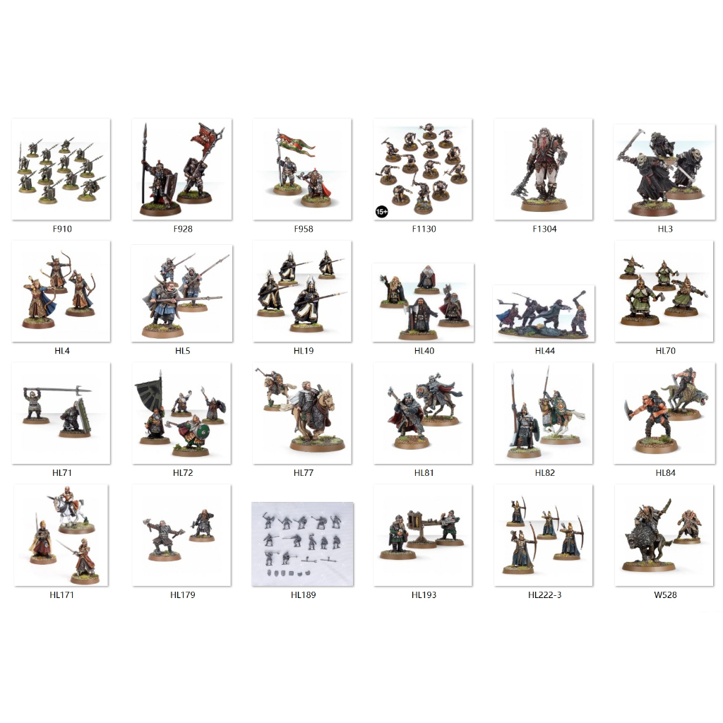 แหวนโมเดลเรซิ่นสีขาว King 4 Iron Mountain Dwarf (f1130/f910/f909/f911/f949/f980 ฯลฯ)