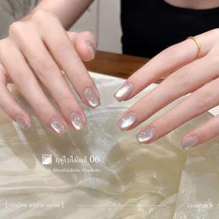 XEIJAYI 15ml สไตล์ใหม่สีชมพู Cats Eye Magnetic Gel ยาทาเล็บ, เงาสดใส, เหมาะสําหรับร้านเล็บ