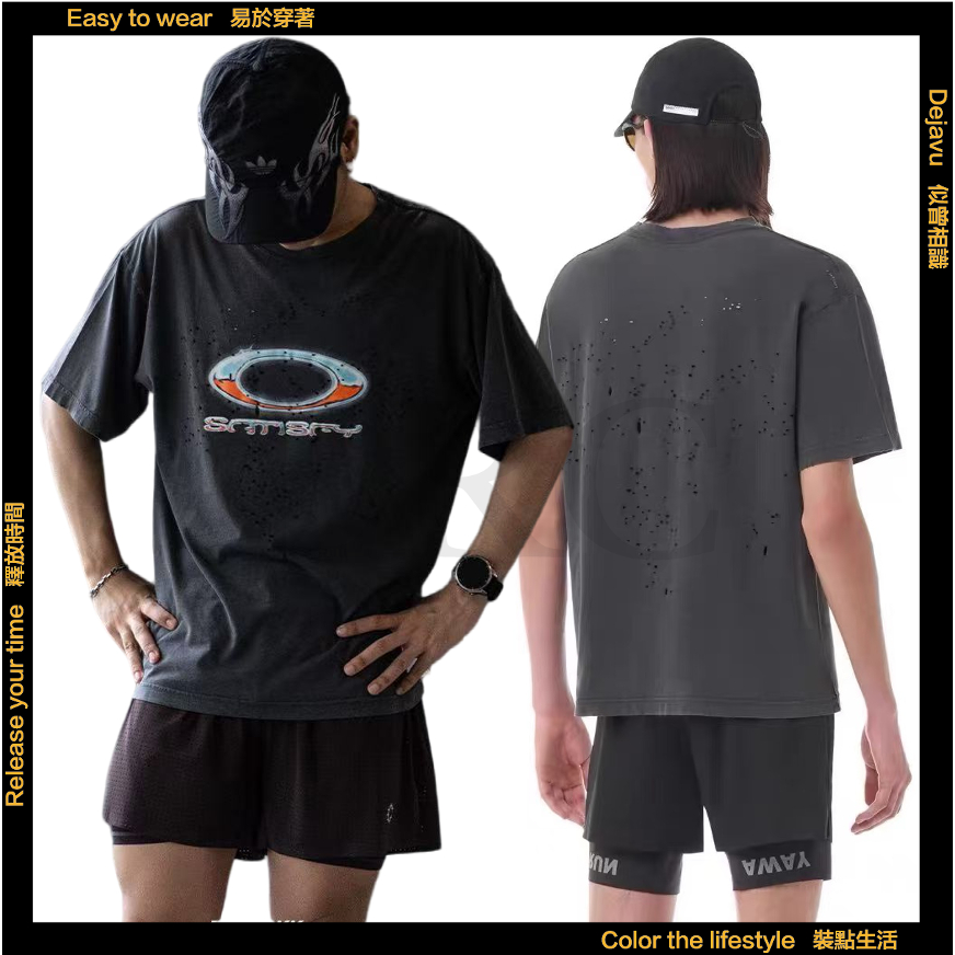 เสื้อยืดเชิ๊ตสำหรับเด็กผู้ชาย สไตล์วิ่งข้ามประเทศ ทำจากเนื้อผ้าซัมเมอร์วอッシュ ฟังค์ชันแนล สวมใส่ง่ายในอากาศภายนอก