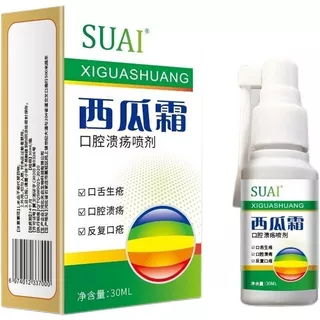 ครีมแตงโม ช่องปาก สเปรย์ | Cool Soothing บรรเทาอาการระคายเคืองในช่องปากอย่างรวดเร็ว | T สําหรับเหงือก, คอแดงบวมลมหายใจสดชื่น