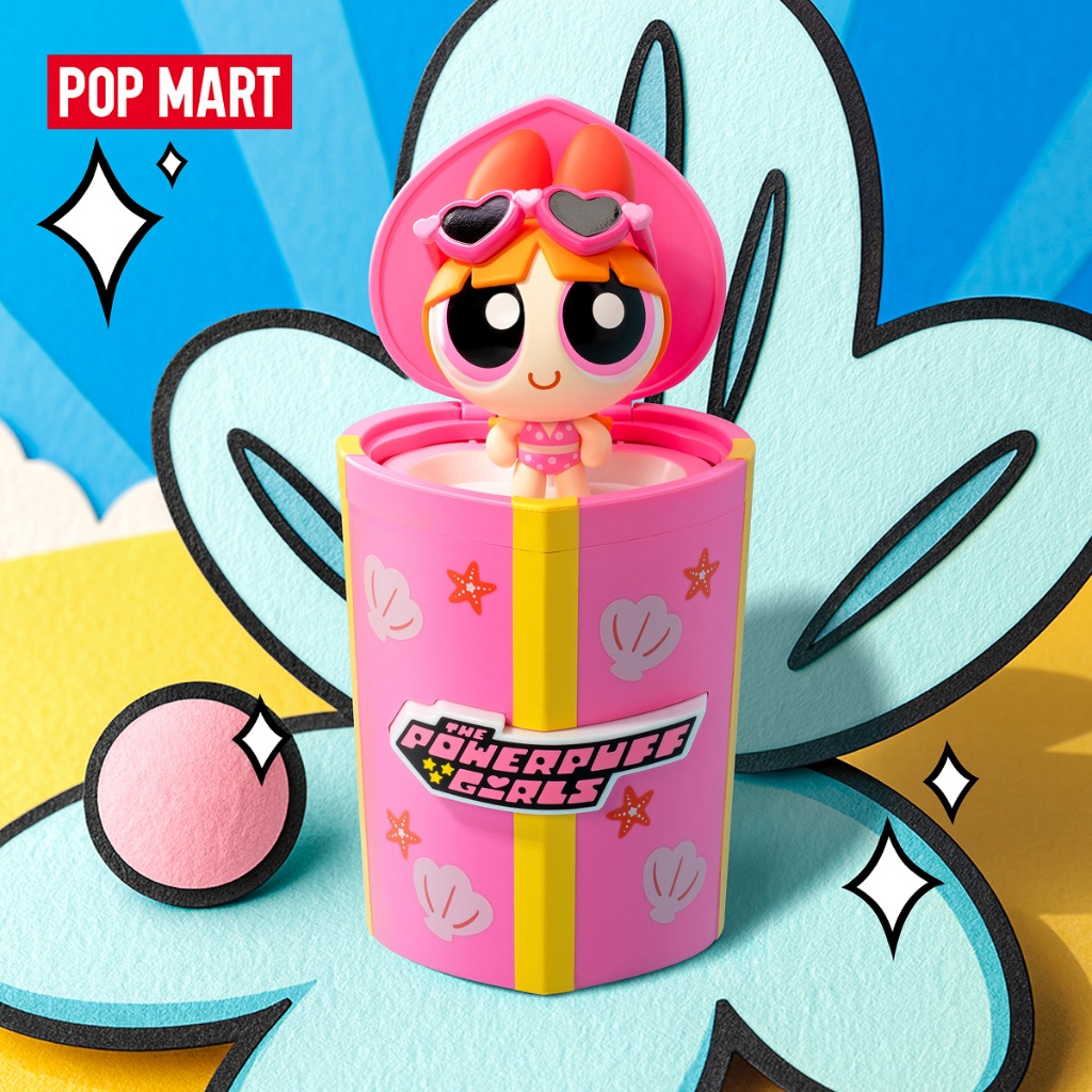 POP MART The Powerpuff Girls Party Surprise Series Figures Blind Box Action Toys Figure Birthday Gift Kid Toy
