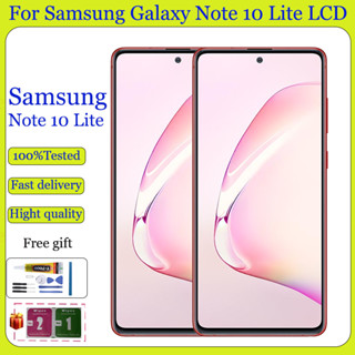 Original AMOLED สําหรับ Samsung Galaxy Note 10 Lite จอแสดงผล…