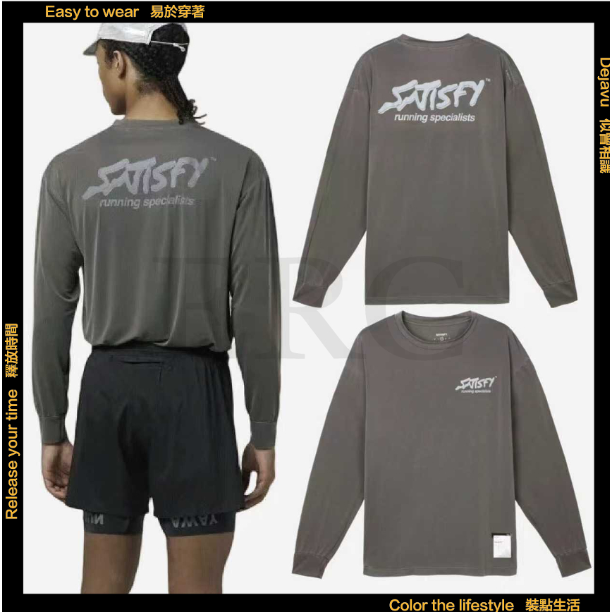 [ERC] เสื้อยืดแขนยาวพิมพ์ ลายสะท้อนแสง *