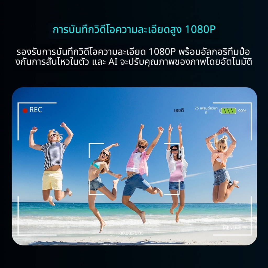 CY01 แว่นตาอัจฉริยะ 8MP + AI Vision/Assistant HD Video + การแปลแบบเรียลไทม์ + ENC การเดินทางเพื่อธุรกิจที่ลดเสียงรบกวน ราคา ถูกที่สุด ดีลบีเคเค แกลเลอรีภาพที่ 6