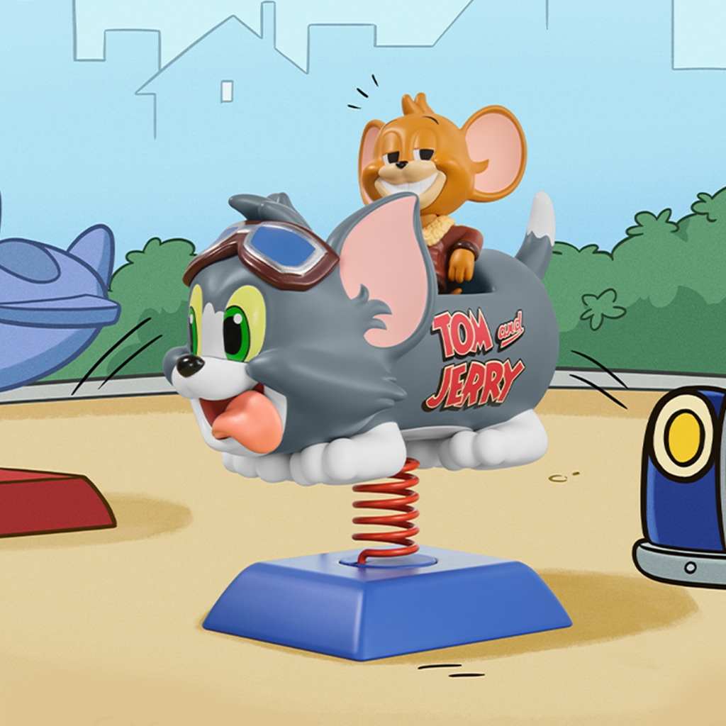 POP MART Tom and Jerry: Funfair Series Figures Blind Box Action Toys Figure Birthday Gift Kid Toy - รูปที่ 4