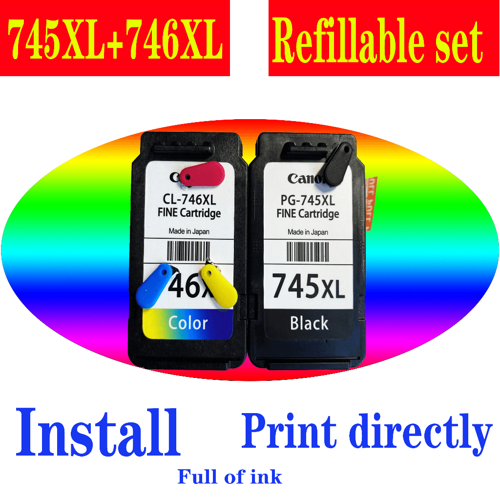 PG 745 CL 746 หมึก PG745XL CL746XL ตลับหมึกสําหรับ Canon MG2570 MG2570s MG3070 MG3070s