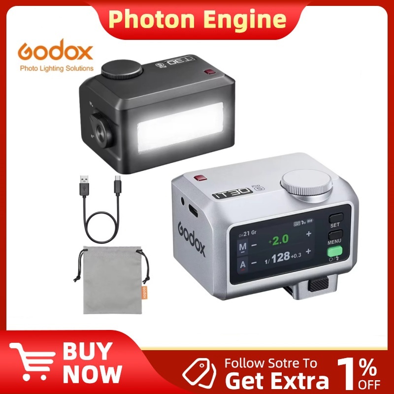 Godox iT30Pro C/N/S/F/O iFlash กล้องแฟลช Speedlite HSS TTL 2.4G แฟลชพกพาไร้สาย
