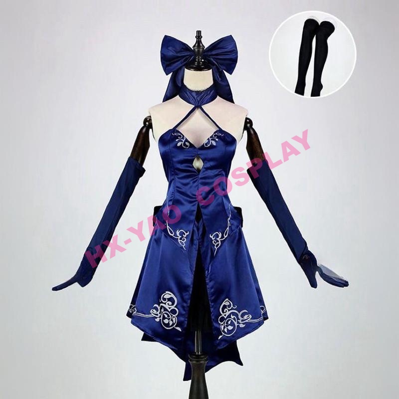 【HX-YAO】Arturia Pendragon cosplay costumes Black Saber Fate Grand Order ชุดเกมคอสเพลย์
