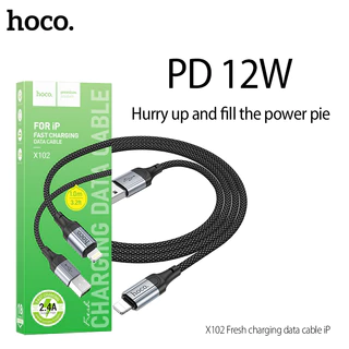 hoco.C106 PD10.5W หัวชาร์จ + X102 2.4A สายชาร์จเร็ว รองรับการชาร์จเร็วสำหรับพอร์ตUSB 1 ปี