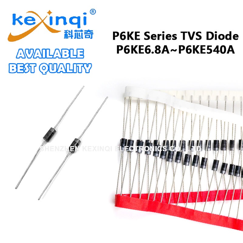 (10-20 ชิ้น) ทีวีไดโอด P6KE P6KE20A P6KE6.8A P6KE10A P6KE47A P6KE22A P6KE100A P6KE220A P6KE510A Unid