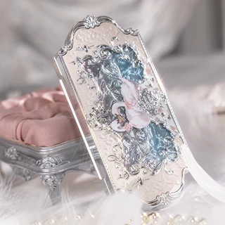 Flower Knows Swan Ballet Series พาเลทอายแชโดว์หกสี Long-lasting Effect Silky Powder 6.5g