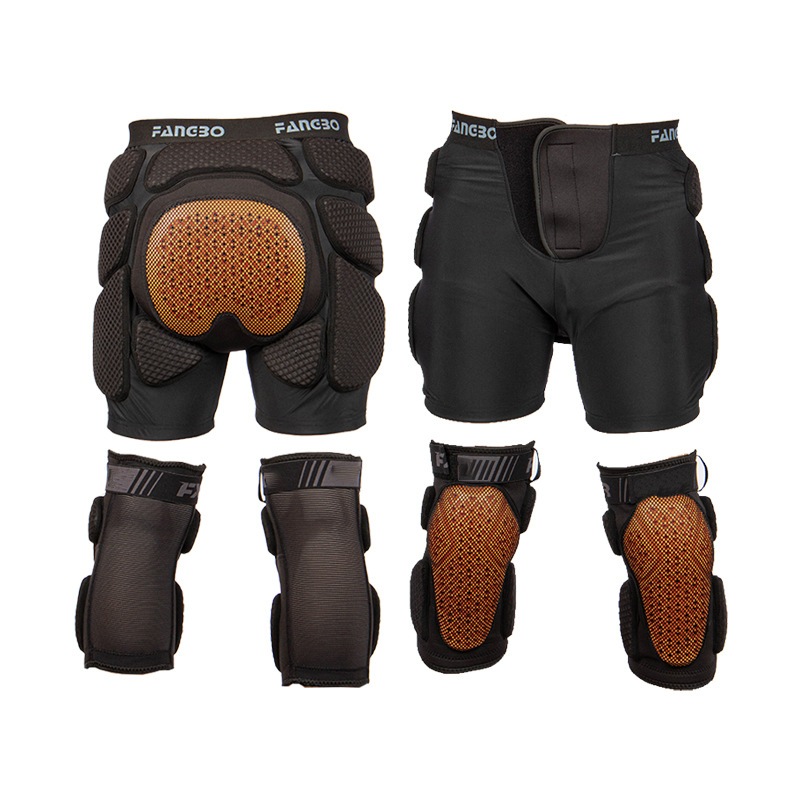 ชุดสกี กางเกงป้องกันสะโพกและเข่า สำหรับทั้งสองเพศ ออกแบบมาเพื่อกีฬากลางแจ้งและลดแรงกระแทก พร้อมเบาะรองสบาย