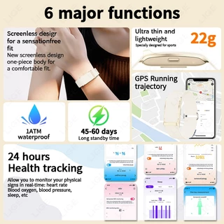 LIGE สมาร์ทวอท์ชผู้ชายผู้หญิงกันน้ํา Heart Rate ความดันโลหิตฟิตเนส Tracker สร้อยข้อมือสมาร์ทสําหรับ Android และ iOS