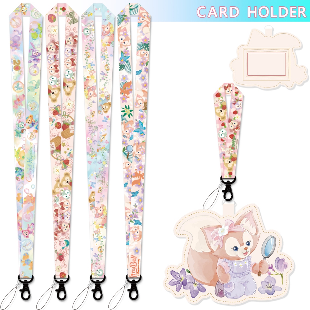 ลิน่าเบลล์ Linabell Card Holder เคสบัตรการ์ตูน สายคอ PU น่ารัก สำหรับบัตรประจำตัว บัตรนักเรียน บัตรขนส่งสาธารณะ บัตรกุญแจประตู สายจูง