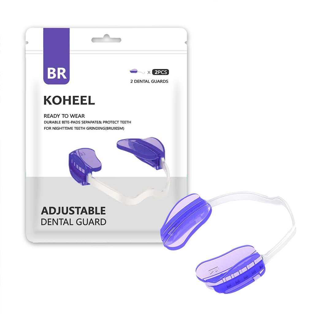 KOHEEL BR Mouth Guard ฟันบด การ์ดทันตกรรมแบบปรับได้ หยุด Bruxism 2 นับ