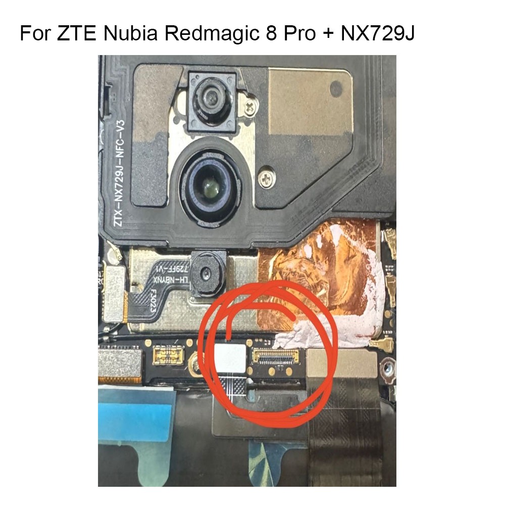 สําหรับ ZTE Nubia Redmagic 8 Pro + NX729J FPC connector สําหรับ ZTE Nubia Redmagic 8Pro Plus NX 729J