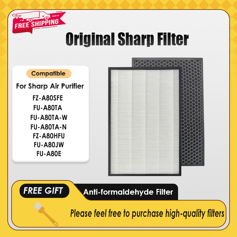 เปลี่ยนเข้ากันได้กับ sharp FZ-A80SFE FU-A80TA / FU-A80TA-W / FU-A80TA-N อุปกรณ์เสริมตัวกรองเครื่องฟอ