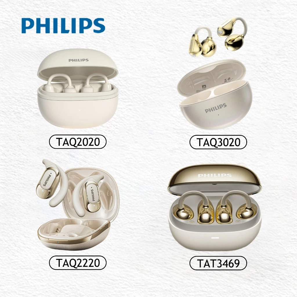 2026 ใหม่ Philips หูฟังไร้สายบลูทู ธ 5.4+ HD โทรลดเสียงรบกวนเสียงดี กันน้ำพร้อมไมโครโฟนแบบพกพาสำหรับ Android / iOS