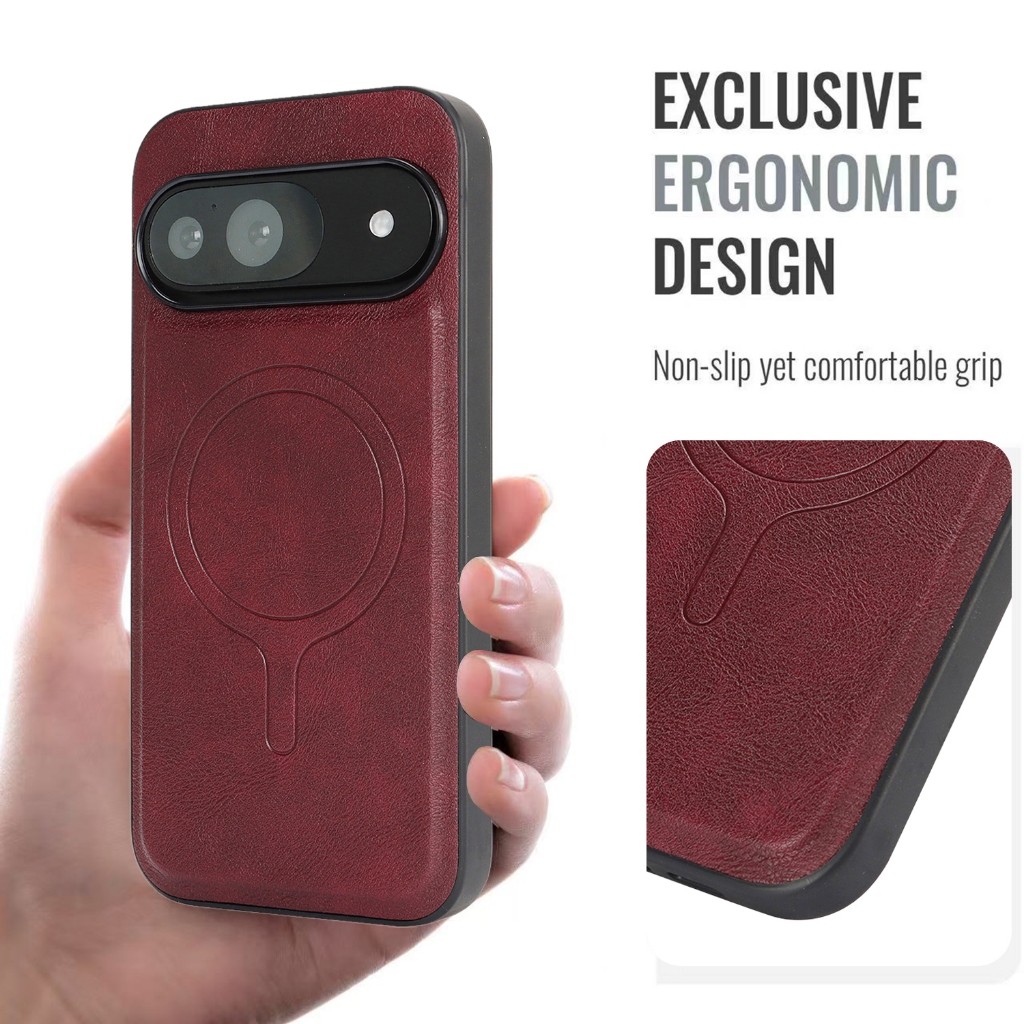 Xunyi สําหรับ Google Pixel 10 9 8 A Pro XL Elite Business Series · เคสโทรศัพท์แม่เหล็กหนังมังสวิรัติ