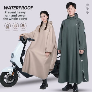 Kaputi Raincoat Makapal Rain Coat For Motorcycle Waterproof Thickened And Lengthened Poncho Men Women Makapal Kapote Heavy Duty Makapal Waterproof Breathable