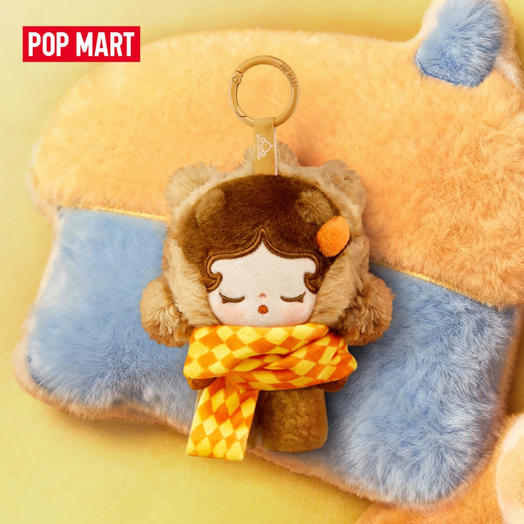 POP MART POP BEAN Fluffy & Cozy Series-Plush Pendant Blind Box Action Toys Figure Birthday Gift Kid Toy