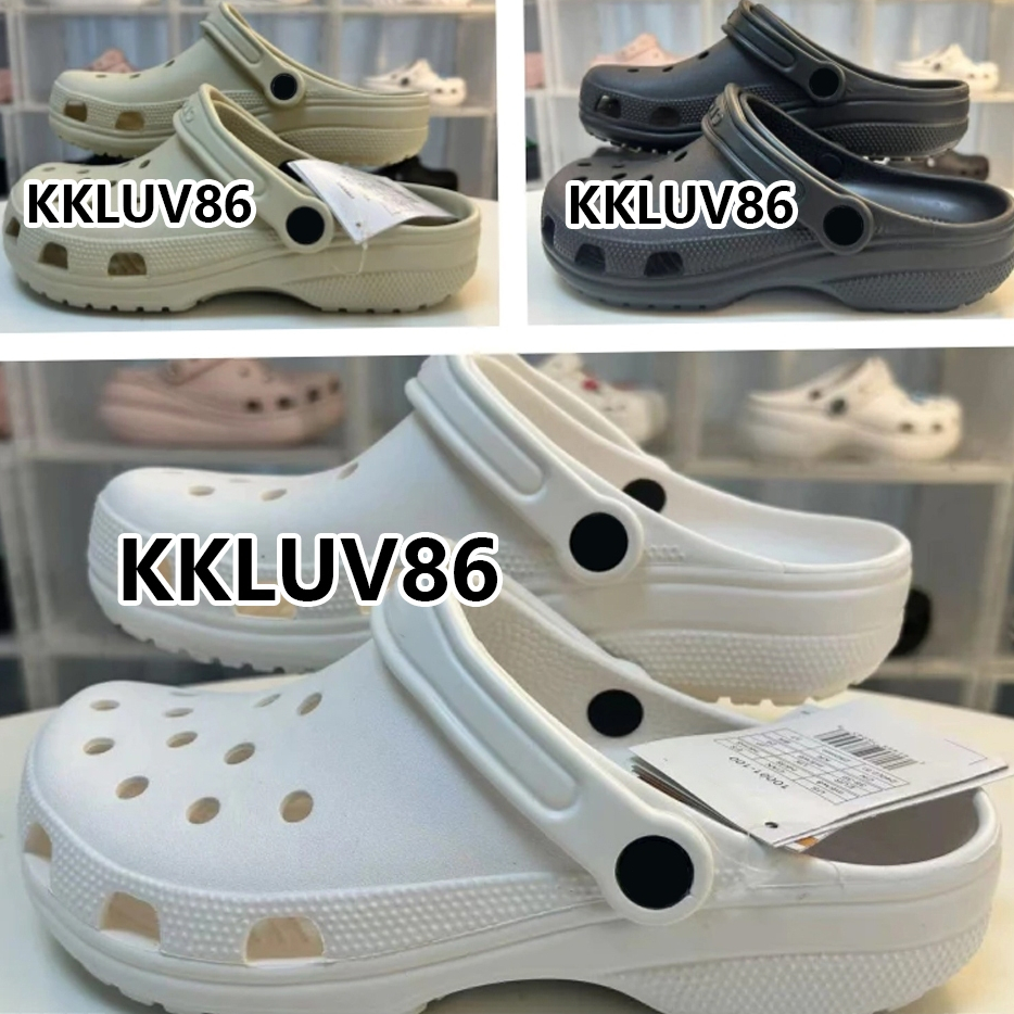 ใน Crocs Classic Clog Stock จัดส่งจากกรุงเทพ รองเท้าแตะ Unisex รองเท้าแตะนุ่มสบายเพิ่มความสูงน่ารักอินเทรนด์รองเท้าลําลองแฟชั่นอเนกประสงค์