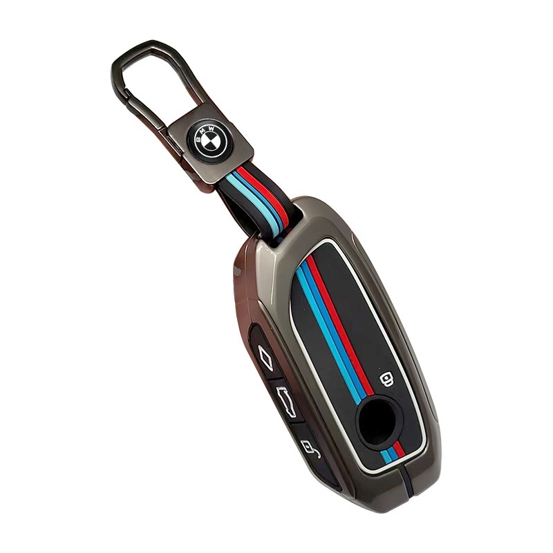 [ของขวัญหรูหรา] ฝาครอบกุญแจรถ BMW พร้อมพวงกุญแจสําหรับ BMW AC203 BMW iX G60 M60 G06 G70 U11