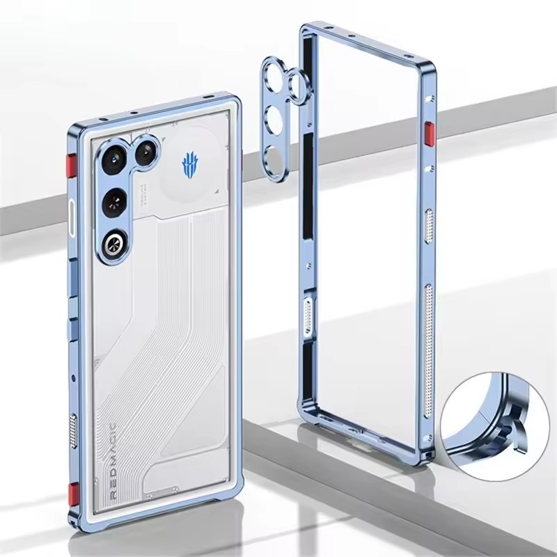 สําหรับ Redmagic 11 10 Air กล้องโลหะที่ถอดออกได้ปกป้องเคสบางเฉียบสําหรับ ZTE Red Magic 11Air กรอบโลหะกันกระแทกฝาครอบกันชน