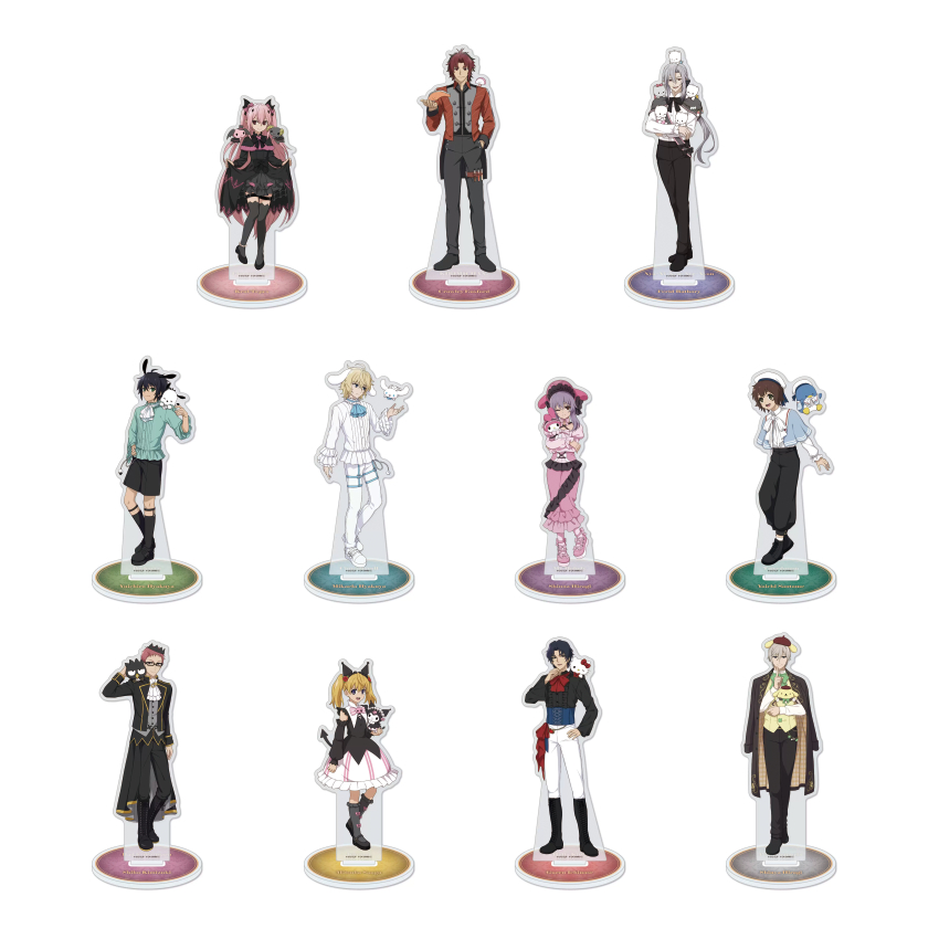 ขาตั้งอะคริลิค Seraph of the End - Yuichiro, Mikaela,Shinoa,Guren Anime Vampire Apocalypse Collectio