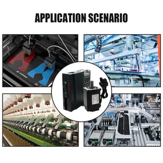 HLTNC 400W 750W ชุดเซอร์โวมอเตอร์ – ความเร็วสูง 3000RPM พร้อมการควบคุม 5-24V/0-10V/RS485 สําหรับเราเตอร์ CNC